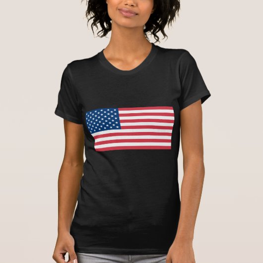 Amerikaanse vlag t-shirt (Voorkant)
