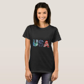 Amerikaanse vlag T-shirt (Voorkant volledig)