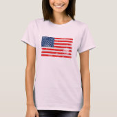Amerikaanse vlag t-shirt (Voorkant)