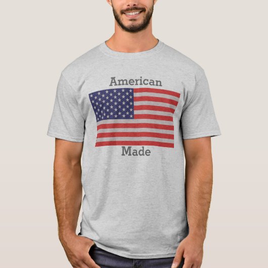 Amerikaanse vlag t-shirt (Voorkant)