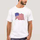 Amerikaanse vlag t-shirt (Voorkant)