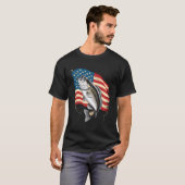 Amerikaanse vlag t-shirt (Voorkant volledig)