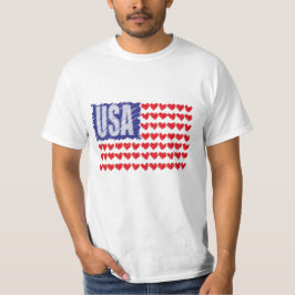Amerikaanse vlag t-shirt