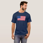 Amerikaanse vlag T-Shirt (Voorkant volledig)