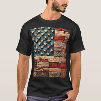 Amerikaanse vlag t-shirt