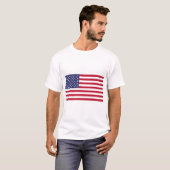Amerikaanse vlag t-shirt (Voorkant volledig)