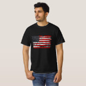  Amerikaanse vlag T-shirt (Voorkant volledig)