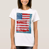 Amerikaanse vlag t-shirt (Voorkant)