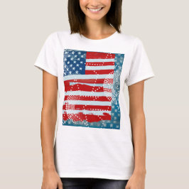 Amerikaanse vlag t-shirt