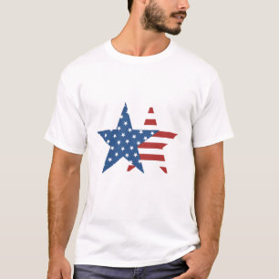 Amerikaanse vlag t-shirt