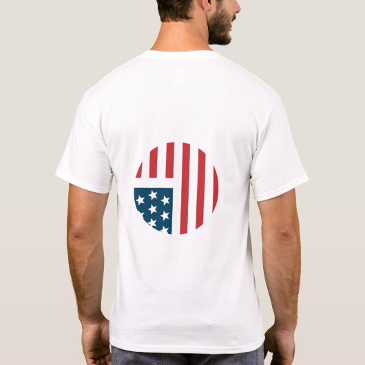 Amerikaanse vlag t-shirt (Achterkant)