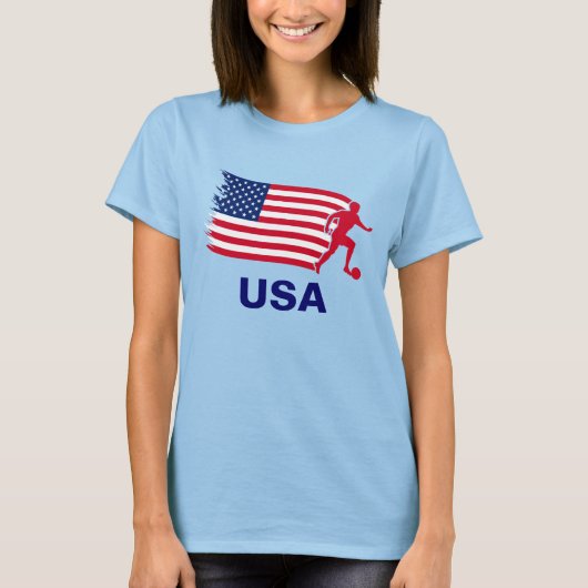 Amerikaanse vlag t-shirt (Voorkant)