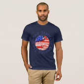 amerikaanse vlag t-shirt (Voorkant volledig)