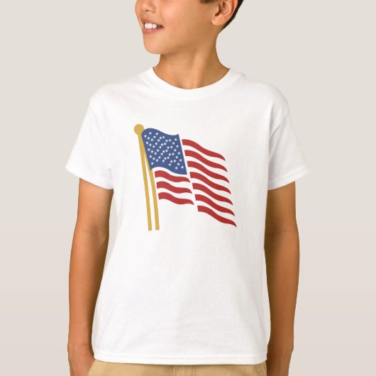 Amerikaanse vlag t-shirt (Voorkant)
