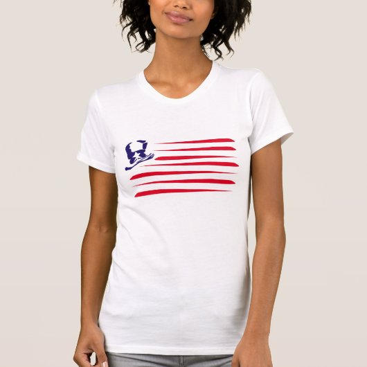Amerikaanse vlag t-shirt (Voorkant)