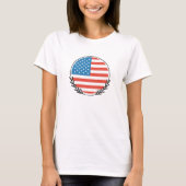 Amerikaanse vlag t-shirt (Voorkant)