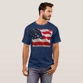 Amerikaanse vlag t-shirt (Voorkant volledig)