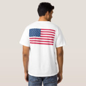 Amerikaanse vlag T-Shirt USA (Achterkant volledig)