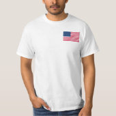 Amerikaanse vlag T-Shirt USA (Voorkant)