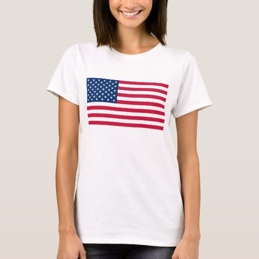 Amerikaanse vlag T-Shirt USA (Voorkant)