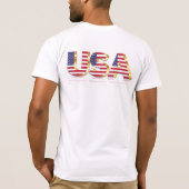 Amerikaanse vlag T-Shirt USA (Achterkant)