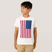 Amerikaanse vlag T-Shirt USA (Voorkant volledig)