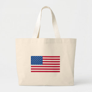 Amerikaanse vlag T-shirten en cadeaus Grote Tote Bag