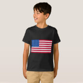 Amerikaanse vlag T-shirten en cadeaus T-shirt (Voorkant volledig)