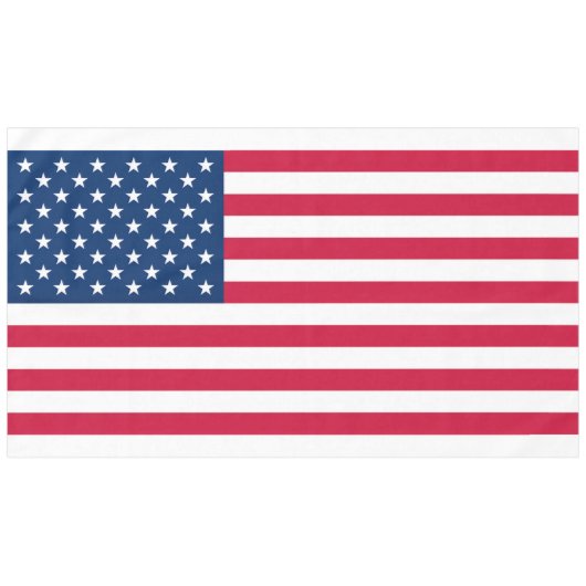 Amerikaanse vlag Tablecloth - Verenigde Staten Tafelkleed (Voorkant (Horizontaal))