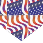 Amerikaanse vlag tafelkleed (Gekanteld)