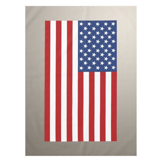 Amerikaanse vlag. tafelkleed (Voorkant)