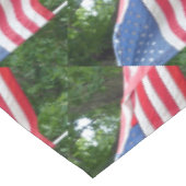 Amerikaanse vlag tafelkleed (Gekanteld)