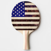 Amerikaanse  vlag tafeltennisbatje (Voorkant)