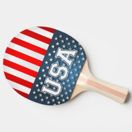 Amerikaanse vlag tafeltennisbatje