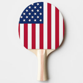 Amerikaanse vlag tafeltennisbatje