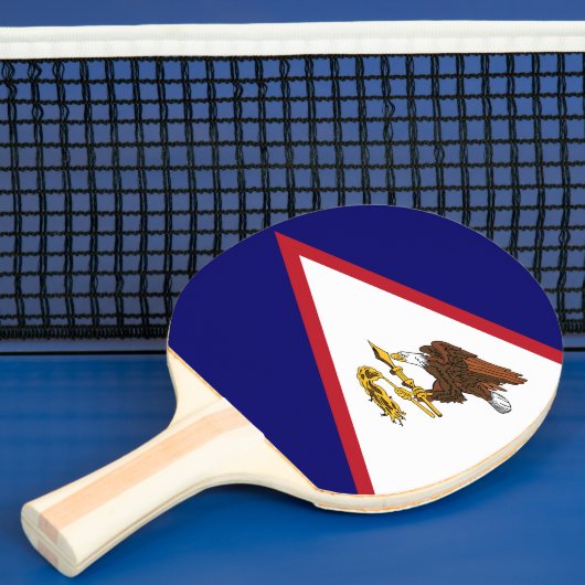 Amerikaanse vlag tafeltennisbatje (Insitu)