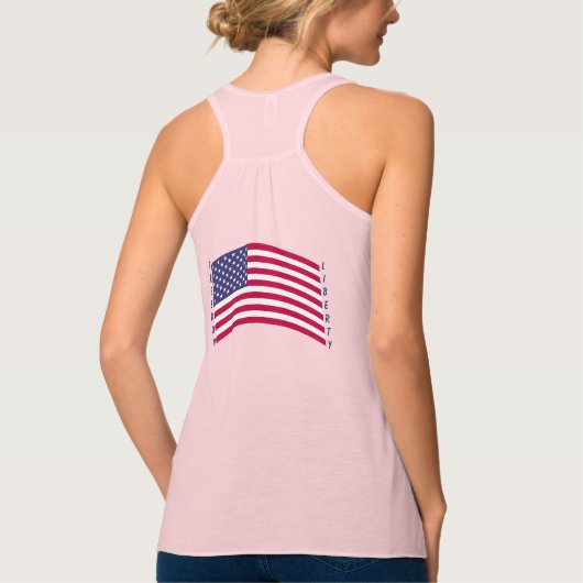 Amerikaanse vlag Tanktop (Achterkant)