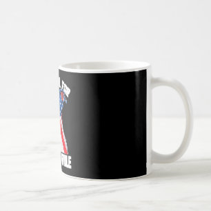 Amerikaanse Vlag Te Cool Voor Britse Regel 4e Juli Koffiemok