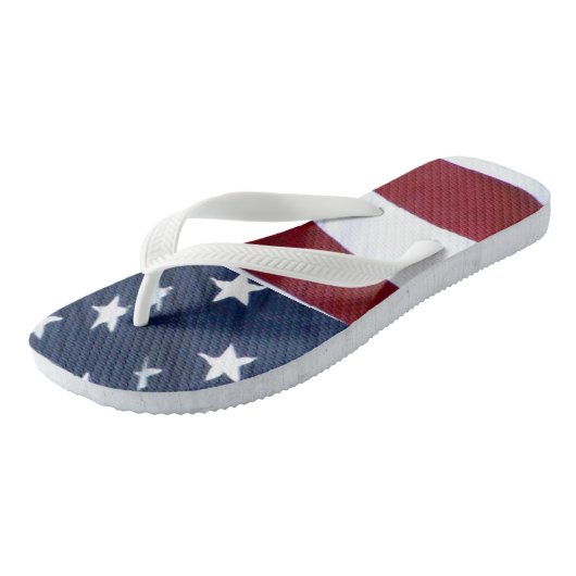 Amerikaanse vlag teenslippers (Schuin)