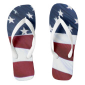 Amerikaanse vlag teenslippers (Voetbed)