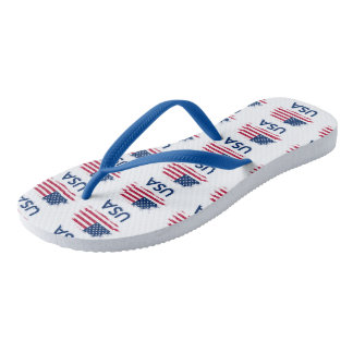 Amerikaanse vlag teenslippers