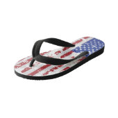 Amerikaanse vlag Teenslippers (Schuin)