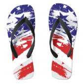 Amerikaanse vlag teenslippers (Voetbed)