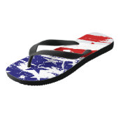 Amerikaanse vlag teenslippers (Schuin)