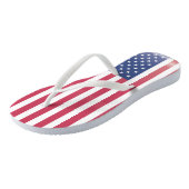 Amerikaanse vlag teenslippers (Schuin)