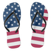 Amerikaanse vlag Teenslippers (Voetbed)