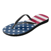 Amerikaanse vlag Teenslippers (Schuin)
