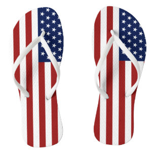Amerikaanse vlag teenslippers