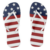 Amerikaanse vlag teenslippers (Voetbed)