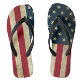  Amerikaanse vlag Teenslippers (Voetbed)